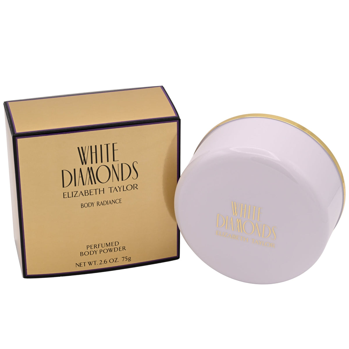 White Diamonds by Elizabeth Taylor Body Radiance perfumed Body Powder 2.6 oz