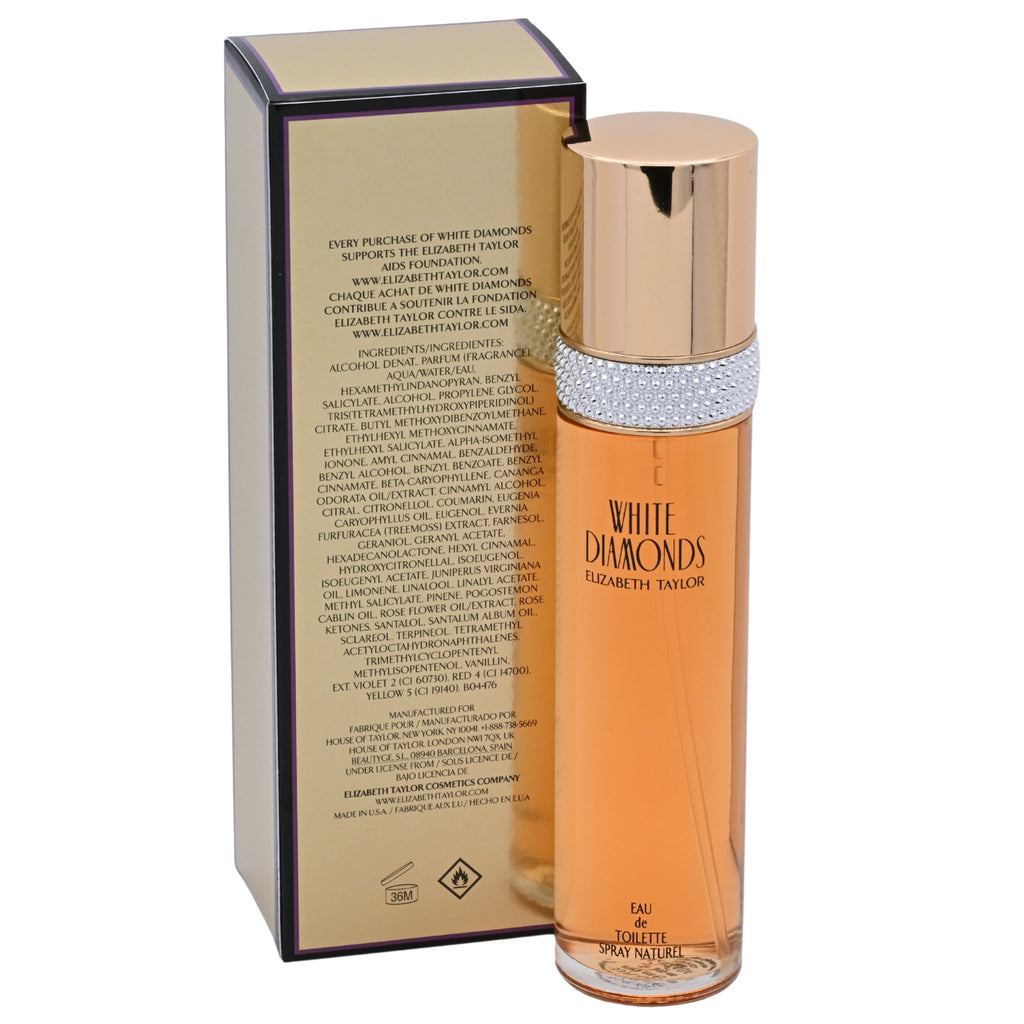 White Diamonds Elizabeth Taylor women 3.3 oz 3.4 edt NEW IN BOX