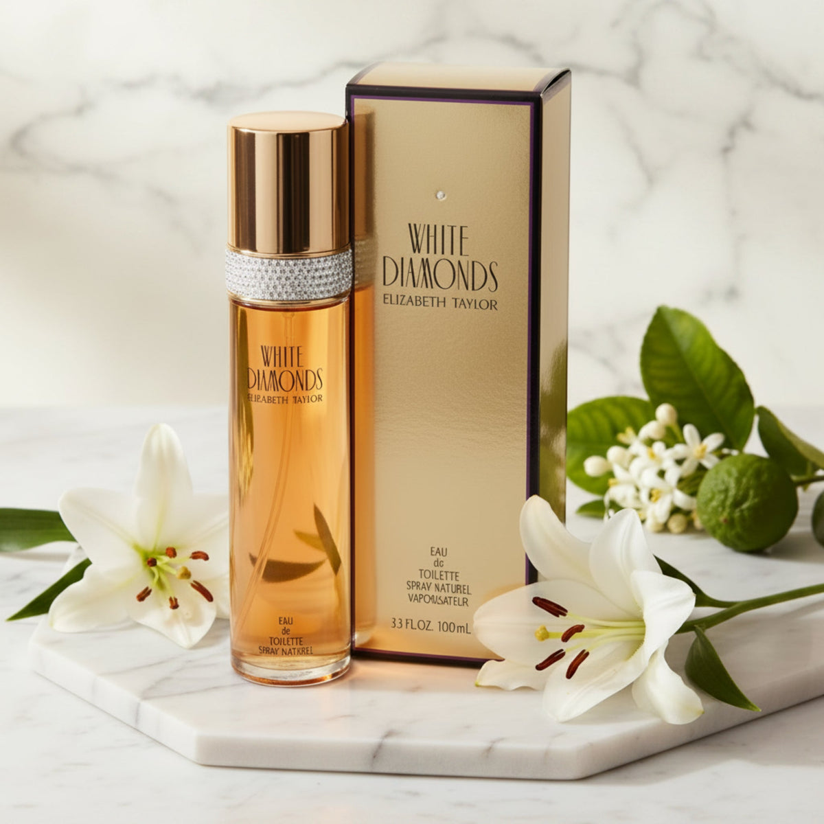White Diamonds Elizabeth Taylor women 3.3 oz 3.4 edt NEW IN BOX