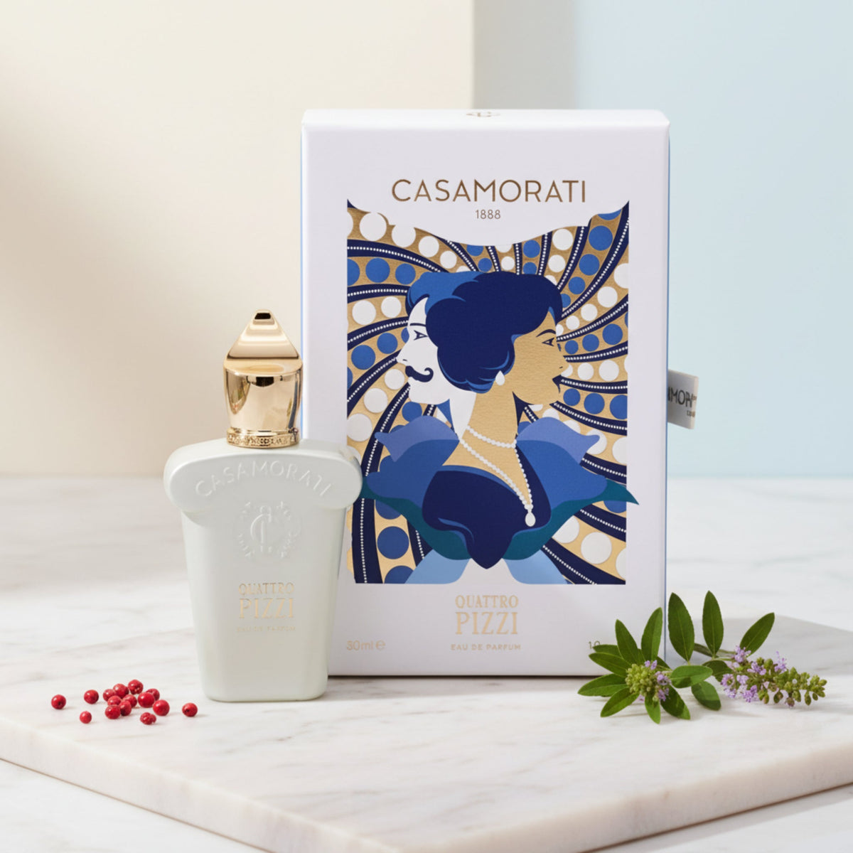 Xerjoff Casamorati 1888 Quattro Pizzi Eau de Parfum Spray Unisex 1.0 oz (New in Retail Box)