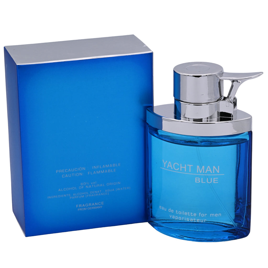 YACHT MAN BLUE by Myrurgia cologne EDT 3.3 / 3.4 oz New in Box