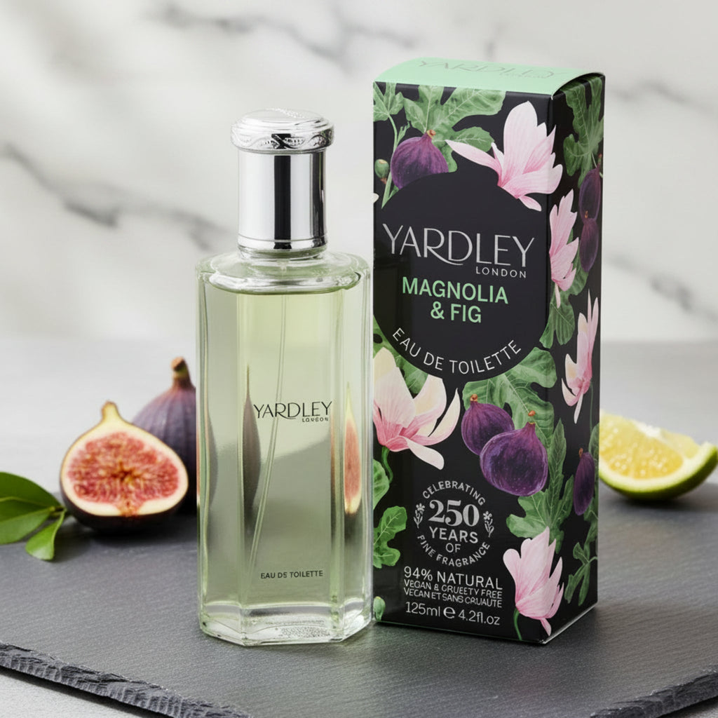Yardley London Magnolia & Fig Eau de Toilette Spray for Women 4.2 oz (New Retail Box)