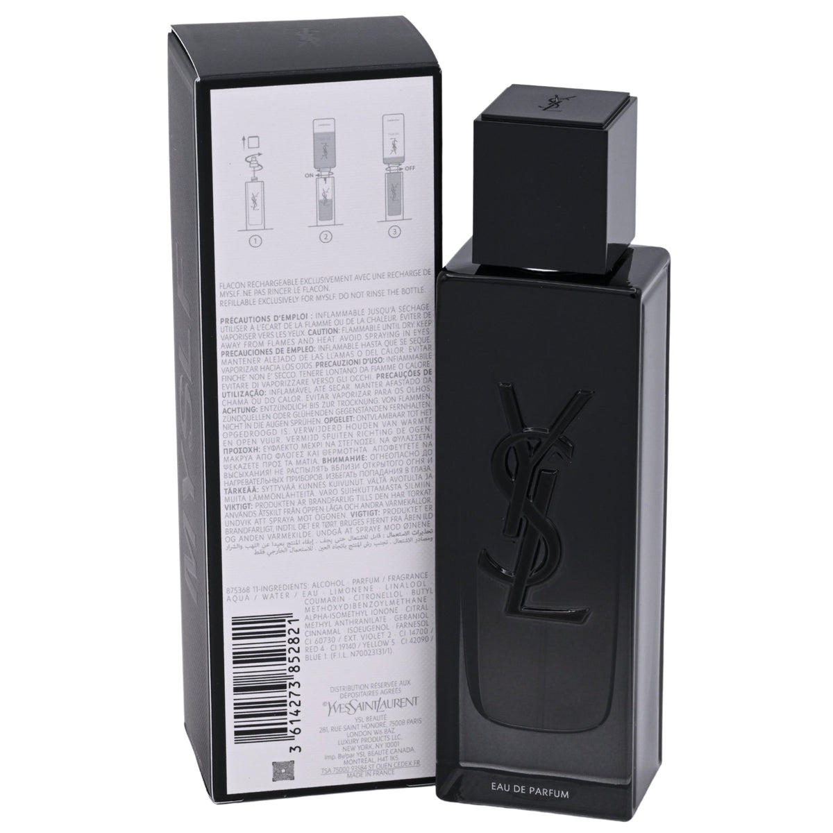 Yves Saint Laurent MYSLF Eau de Parfum Spray for Men 2.0 oz (60 ml) New Retail Box