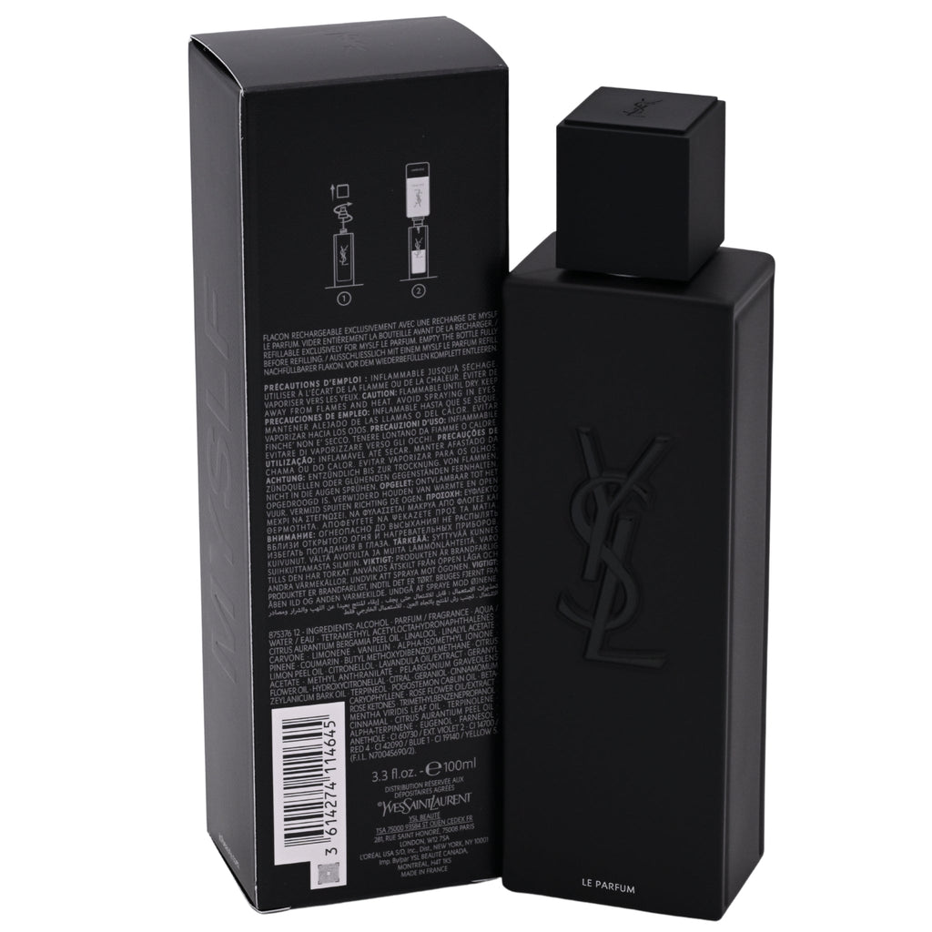 Yves Saint Laurent MYSLF Le Parfum Spray for Men 3.3 oz (100 ml) New Retail Box
