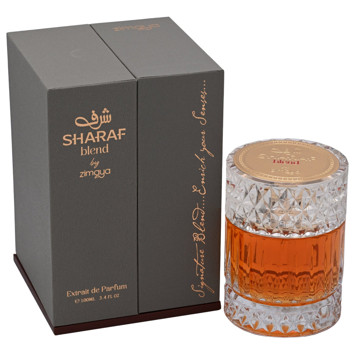Zimaya Sharaf Blend by Afnan Eau de Parfum Spray for Men 3.4 oz